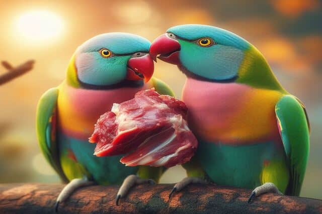 Can Parakeets Eat Meat